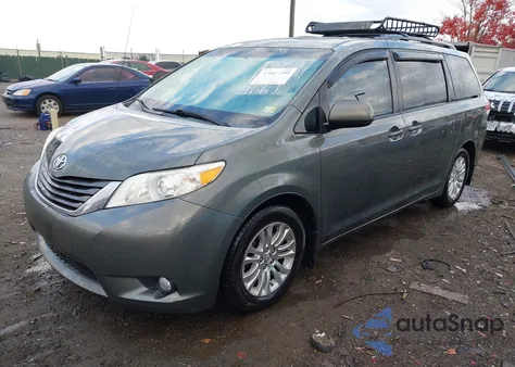 2014 Toyota Sienna Xle V6 8 Passenger from USA, damaged, VIN 5TDYK3DCXES436166